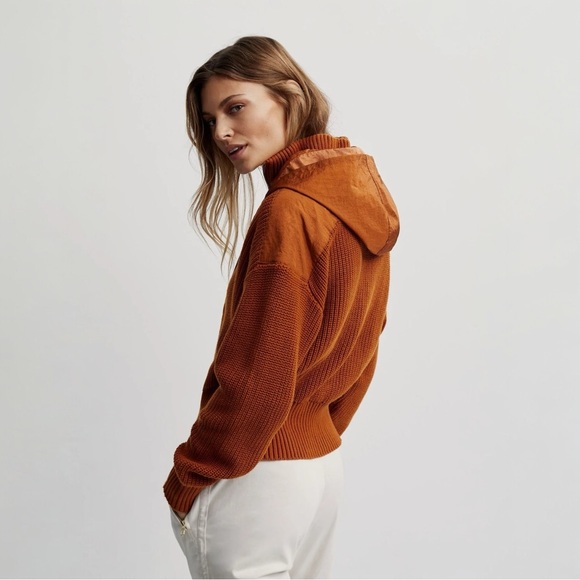 VARLEY • Carter Half Zip Pullover in Caramel Cafe Mix - Picture 13 of 14